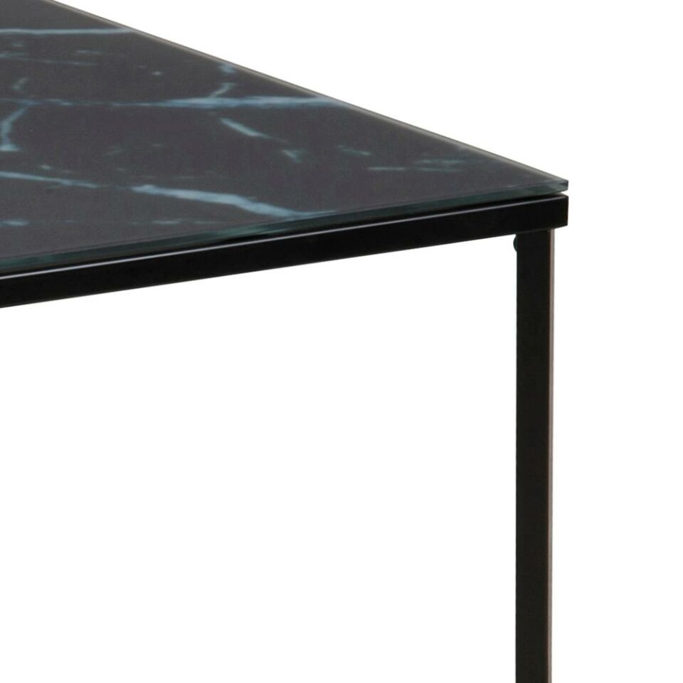 Stakleni stolić za dnevni boravak Alisma, dimenzije 80 x 80 x 45 cm, VIŠE BOJA