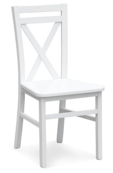 Drvena Blagovaonska stolica  DARIUSZ, VIŠE BOJA - Bijela