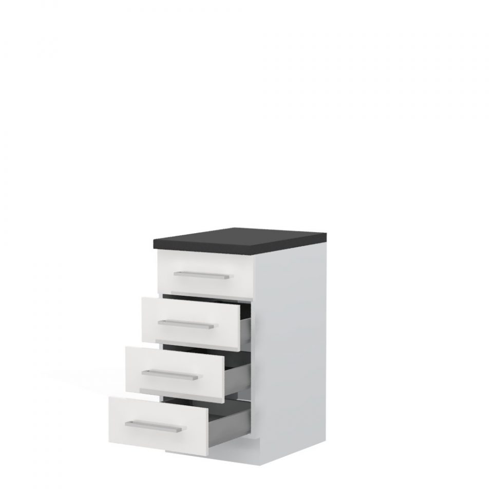Donji kuhinjski element - ladičar Highline R-45-4MBOX/3 četiri metal box ladice