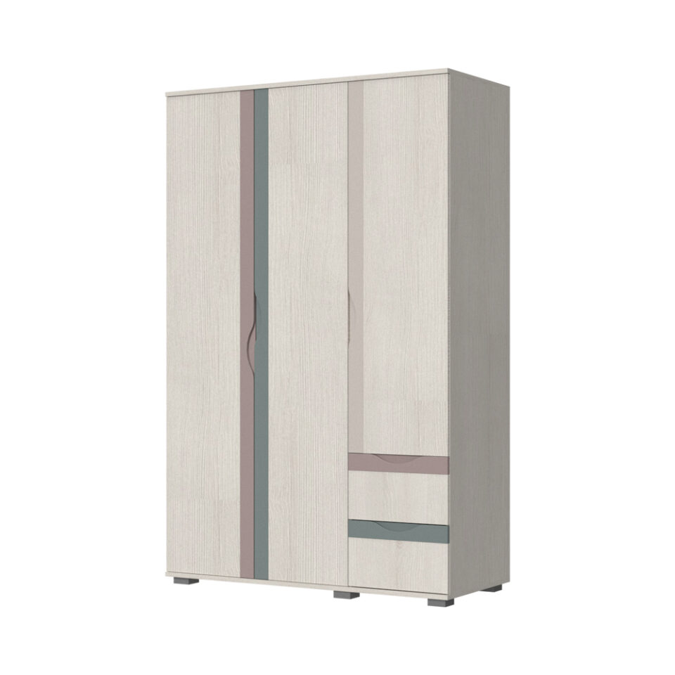 Garderobna omara Kiki JOY G32, dimenzija 128 x 56 x 200 cm