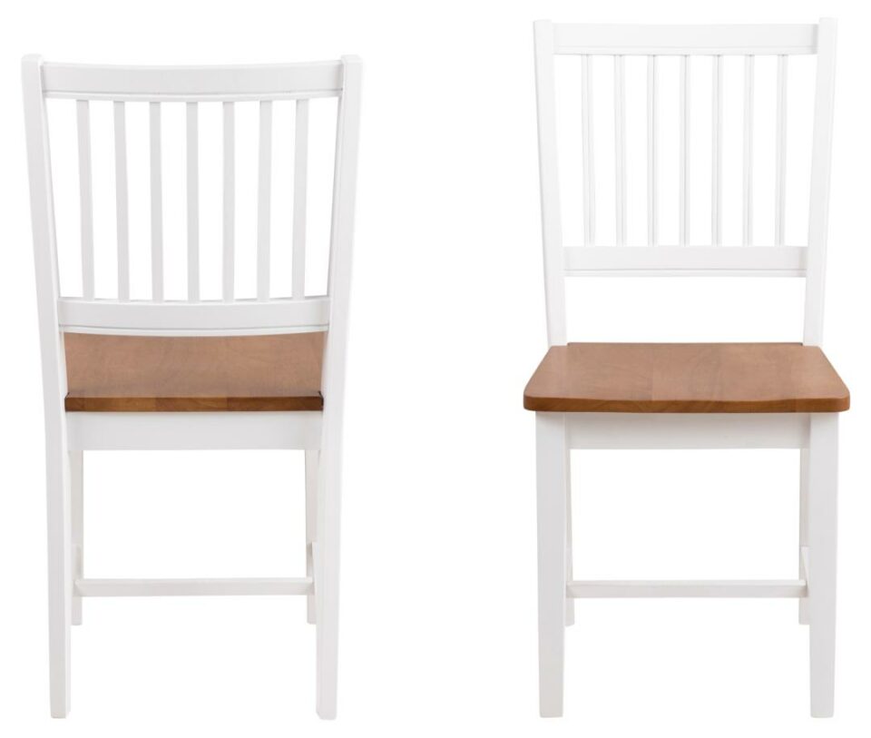 Drvena stolica za blagovaonu Brisbane, bijela