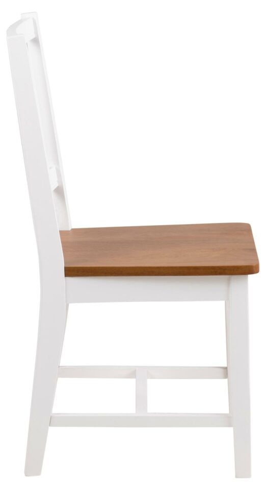 Drvena stolica za blagovaonu Brisbane, bijela