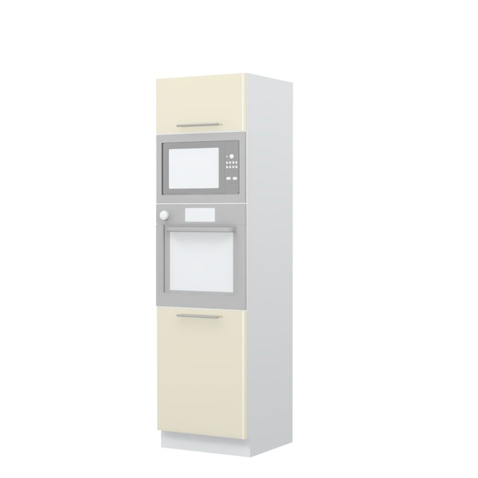 Kuhinjski donji element Modern za ugrađenu pećnicu i mikrovalnu pećnicu K23-60-RM/3, VIŠE BOJA