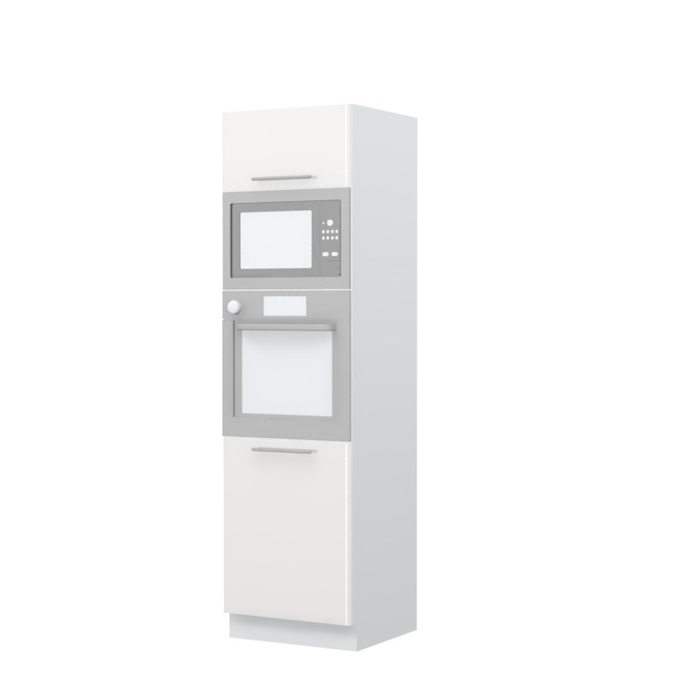 Kuhinjski donji element Modern za ugrađenu pećnicu i mikrovalnu pećnicu K23-60-RM/3, VIŠE BOJA