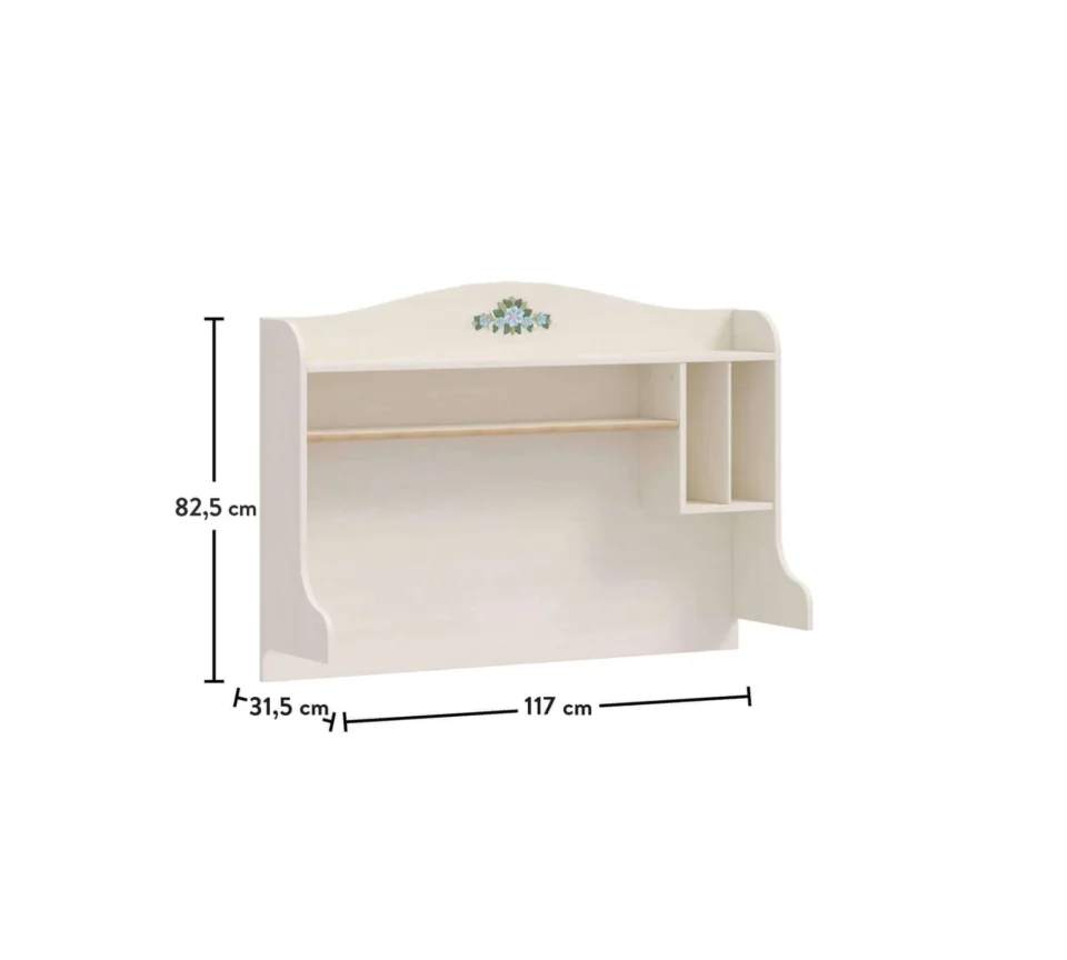 Studijska jedinica Flora, dimenzije 117 x 82,5 x 31,5 cm
