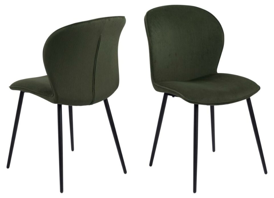 Metalna blagovaonska stolica Evelyn, više boja - Maslinasto zelena