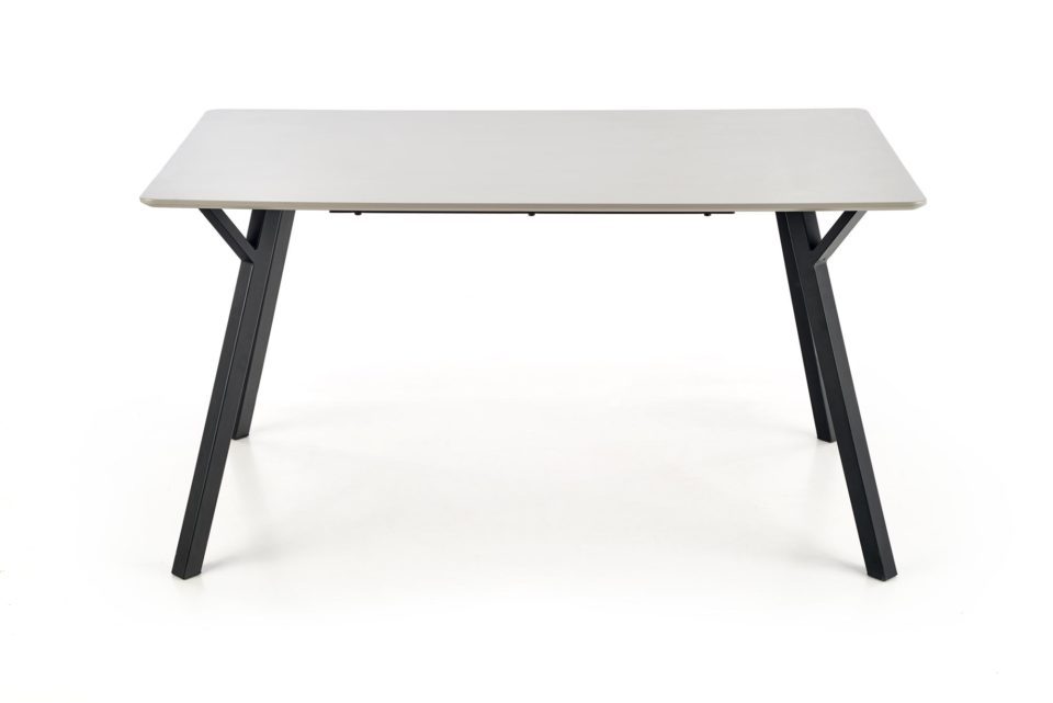 Pravokutni blagovaonski stol Balrog, pravokutan, svijetlo siv
