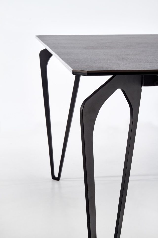 Pravokutni blagovaonski stol Greyson, crn