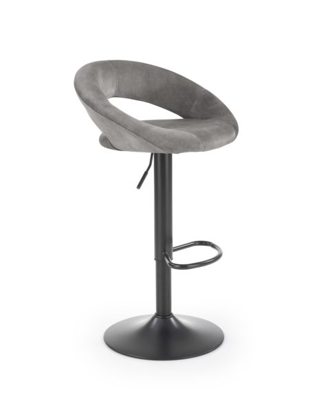 Metalna barska stolica H102, više boja - Siva