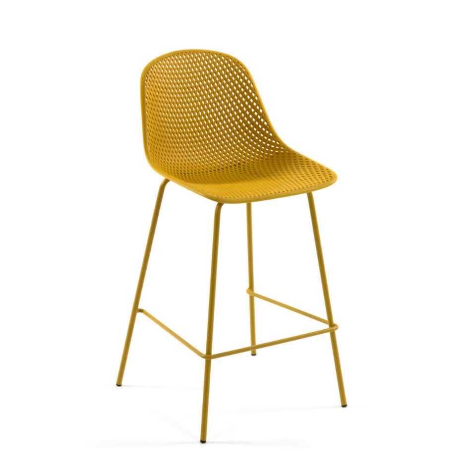 Kovinski barski stol Quinby 107 cm, štiri barve