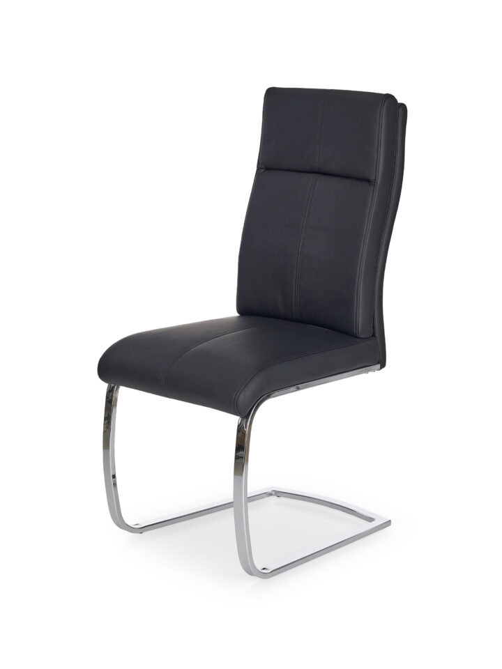 Metalna blagovaonska stolica K231, više boja - Crna