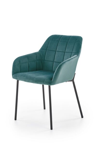 Metalna blagovaonska stolica K305, više boja - Zelena