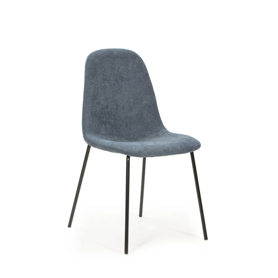 Metalna blagovaonska stolica Renne - Plava