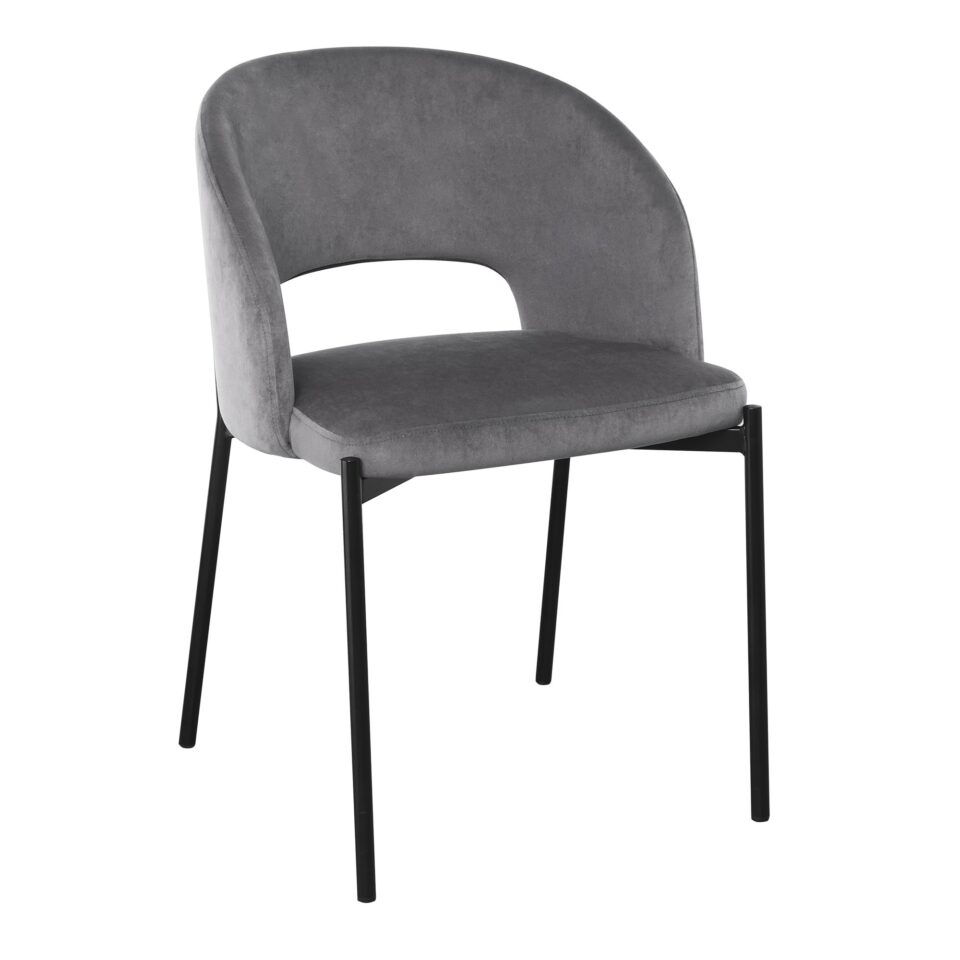 Metalna blagovaonska stolica K455 - Siva