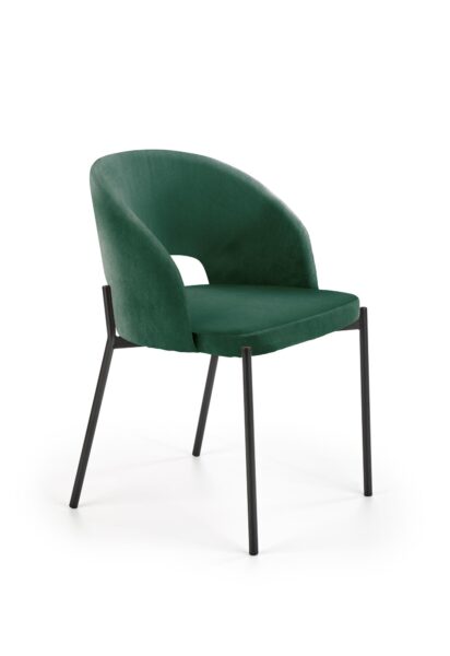 Metalna blagovaonska stolica K455 - Zelena