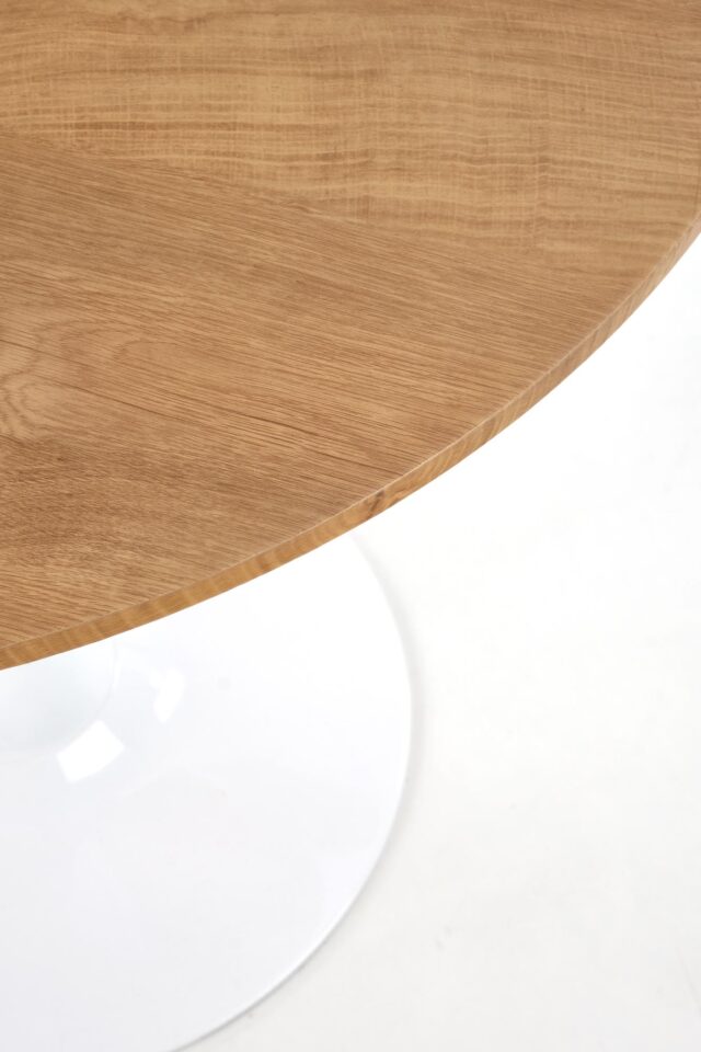 STING table, color: top - golden oak, legs - white