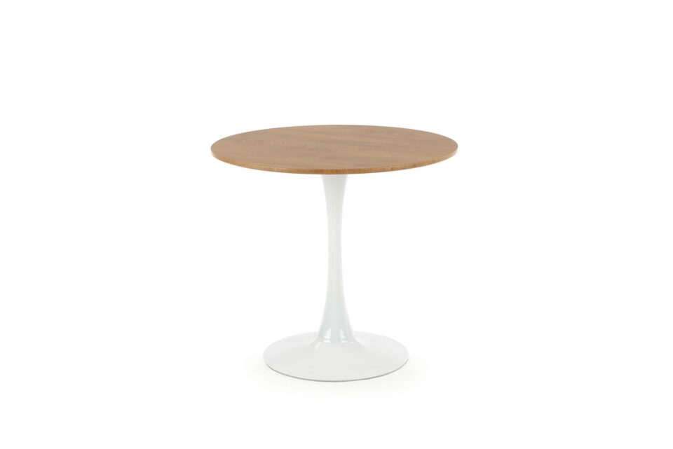 STING table, color: top - golden oak, legs - white