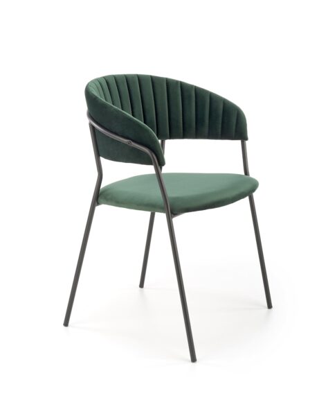 Metalna blagovaonska stolica K426, više boja - Zelena