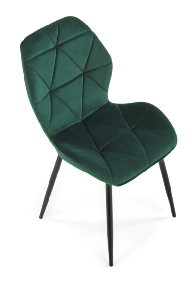 Metalna blagovaonska stolica K453 - Zelena