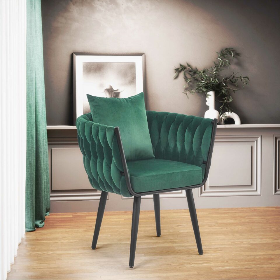 Relax fotelja/Relax fotelja Avatar - temno zelena - pliš