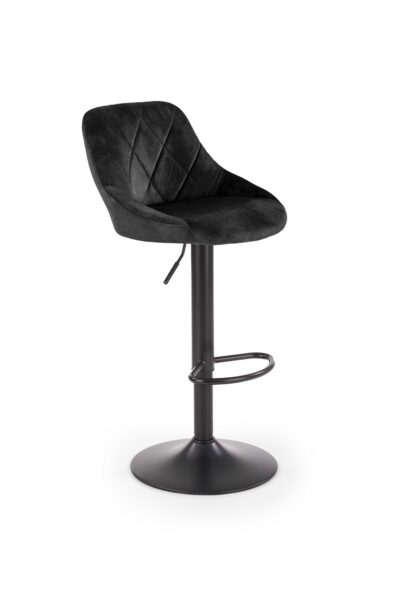 Metalna barska stolica H10, više boja - Crna