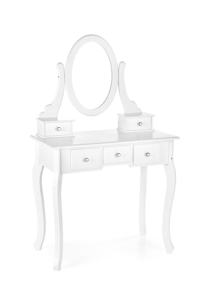 SARA dresser console with stool, white matt