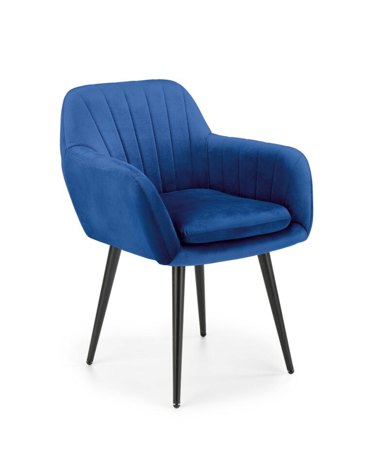 Metalna blagovaonska stolica K429 - Plava