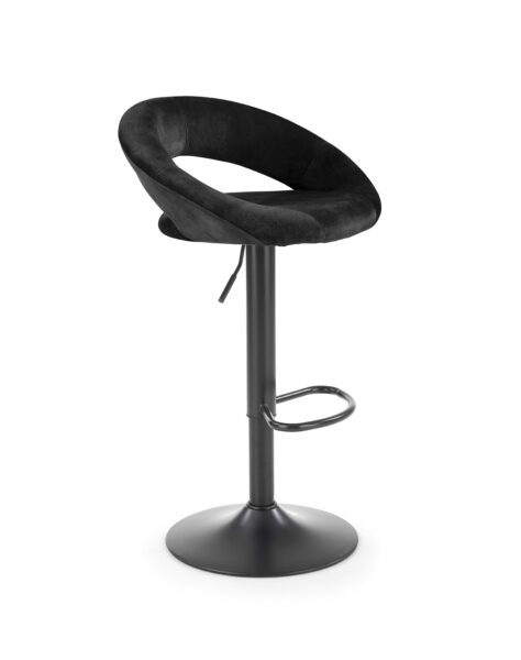 Kovinski barski stol H102 - Črna