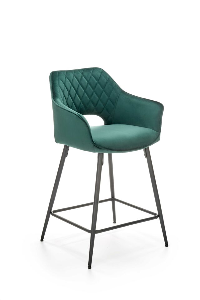 Metalna Barska stolica H107 - Zelena