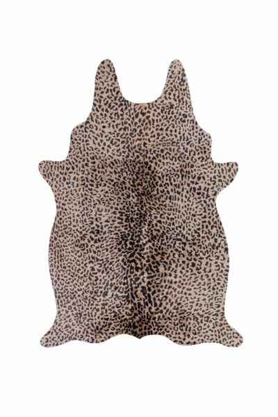 Preproga z živalskim motivom FAUX ANIMAL LEOPARD PRINT Rjava/nevtralna, več dimenzij