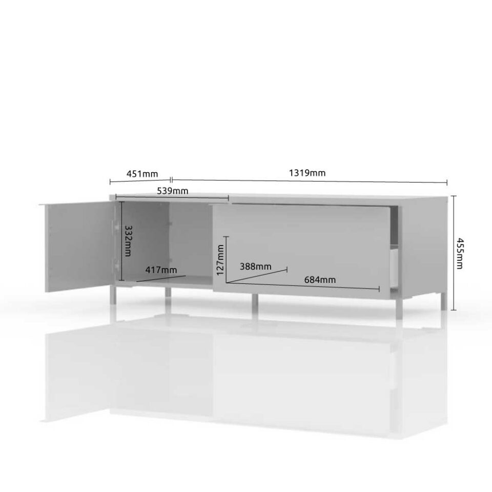 TV Komoda Avis TV130-1K1F/AV