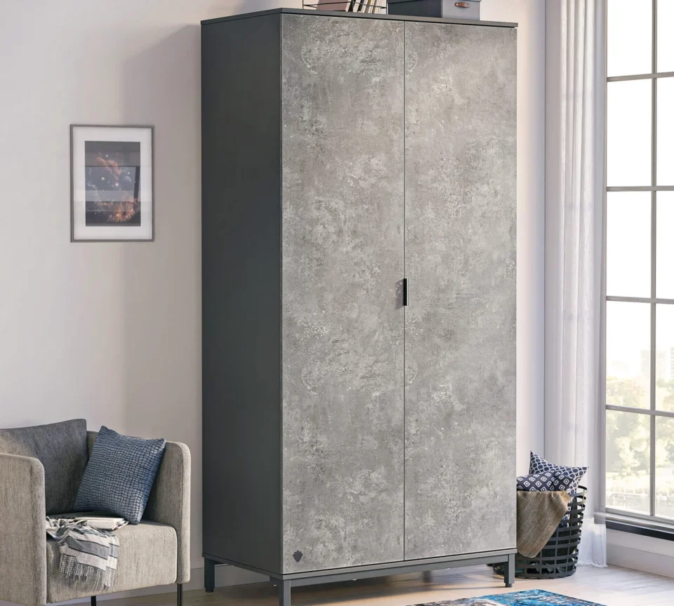 Garderobna omara Space Gray 2