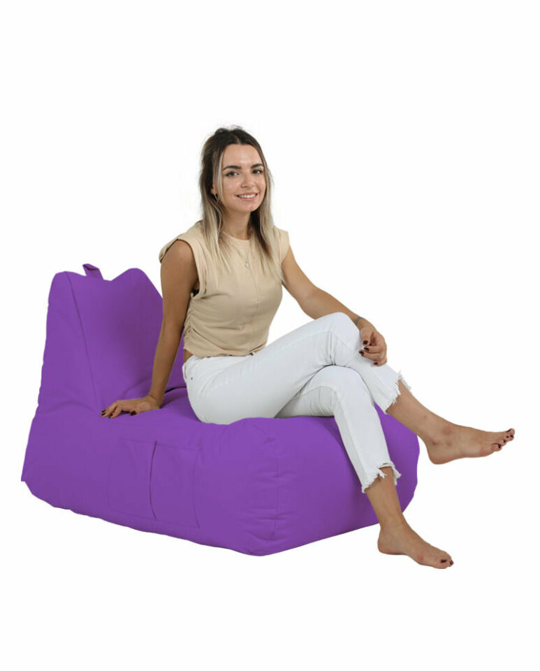 Trendy Comfort Bed Pouf - vijolična