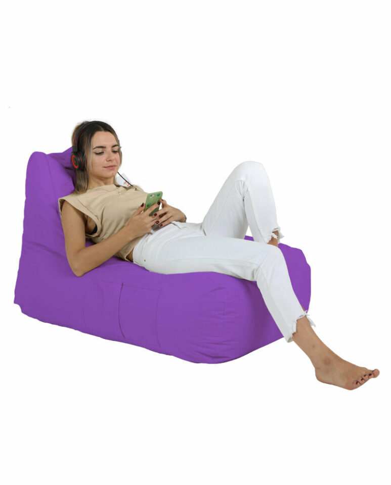 Trendy Comfort Bed Pouf - vijolična