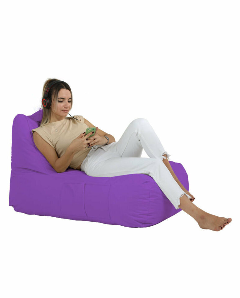 Trendy Comfort Bed Pouf - vijolična