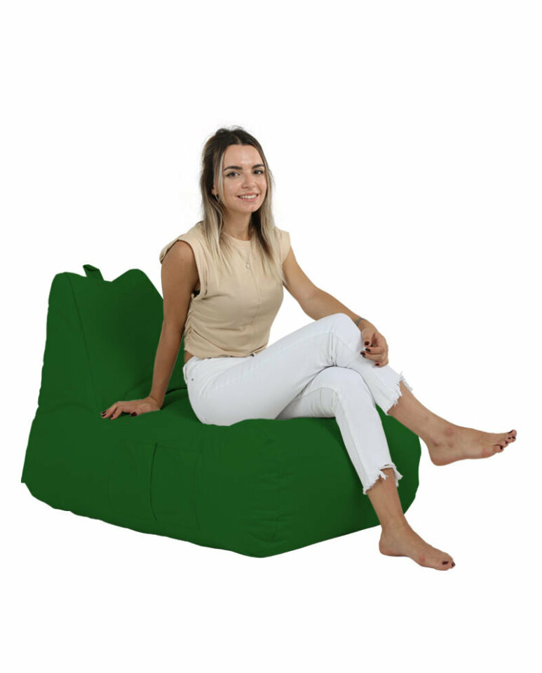 Trendy Comfort Bed Pouf - Zelena