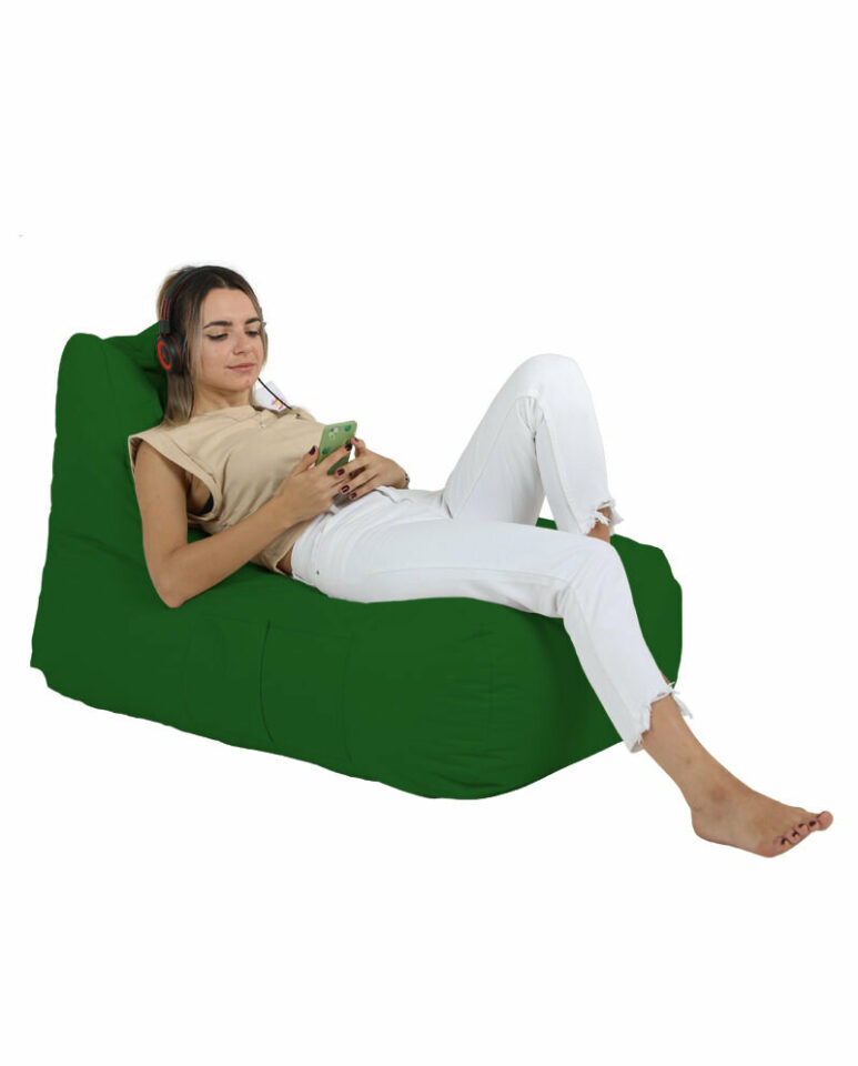 Trendy Comfort Bed Pouf - Zelena