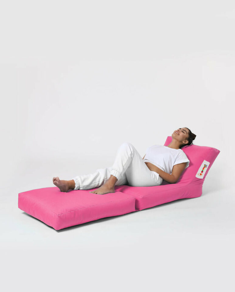 Tabure Siesta Sofa Bed Pouf - Roza