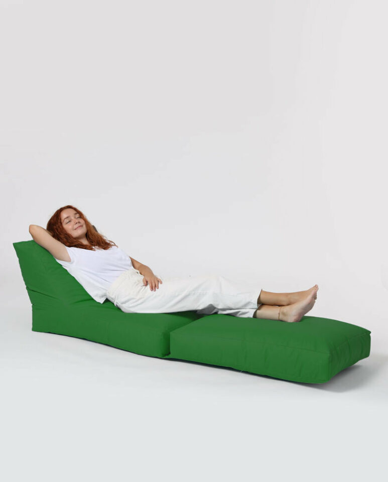 Tabure Siesta Sofa Bed Pouf - Zelena