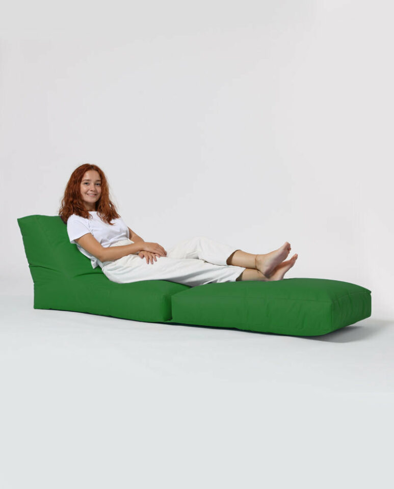 Tabure Siesta Sofa Bed Pouf - Zelena