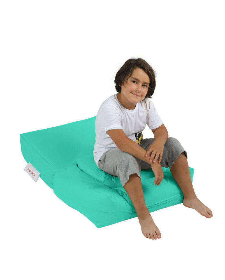 Kids Single Seat Pouffe - Turkizna