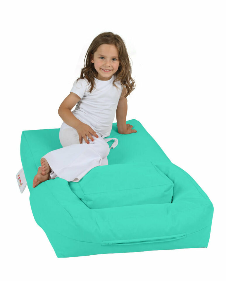 Kids Single Seat Pouffe - Turkizna