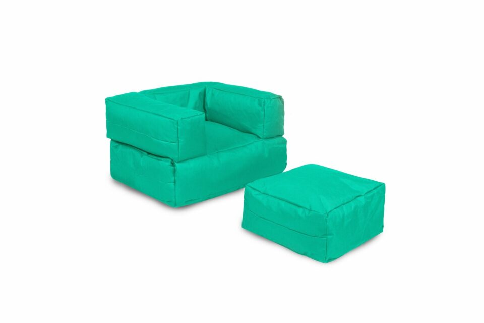 Kids Single Seat Pouffe - Turkizna