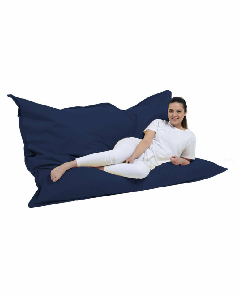 Tabure Giant Cushion 140x180 - Temno modra