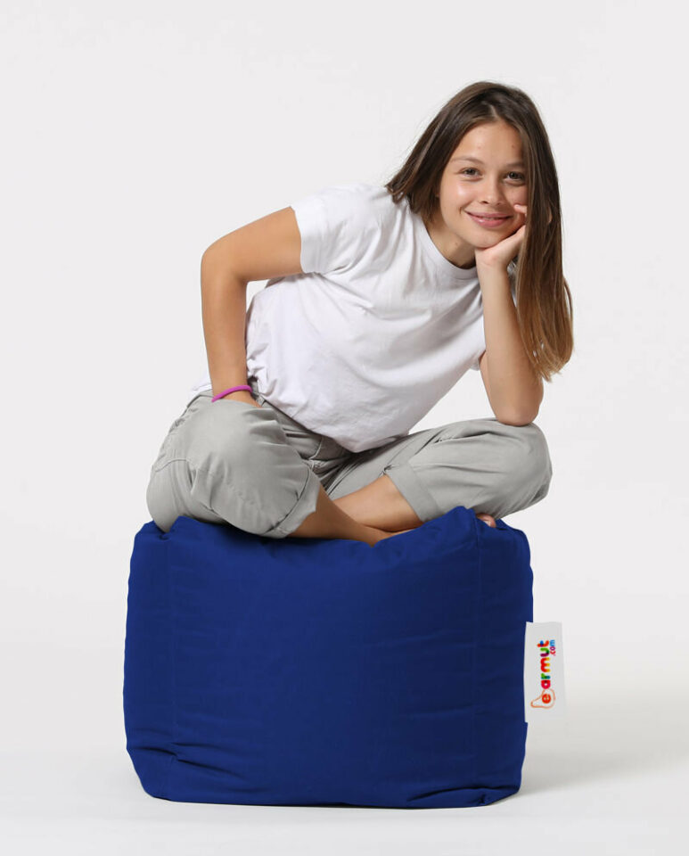 Square Pouf - Modra