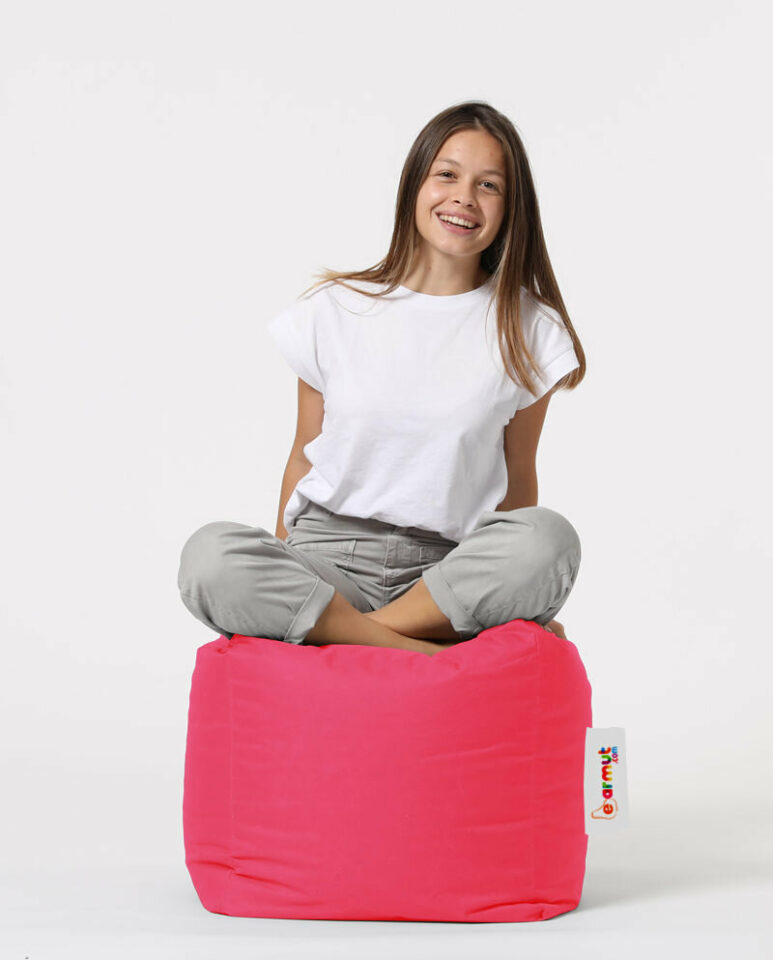 Square Pouf - Roza