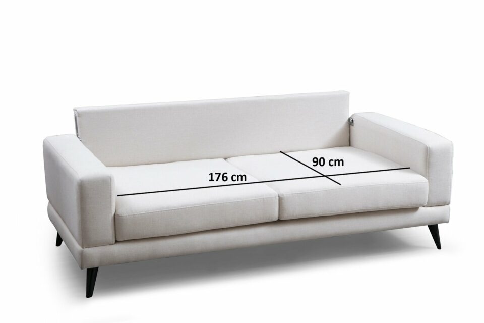 Sedežna Nordic 3 Seater - Bež