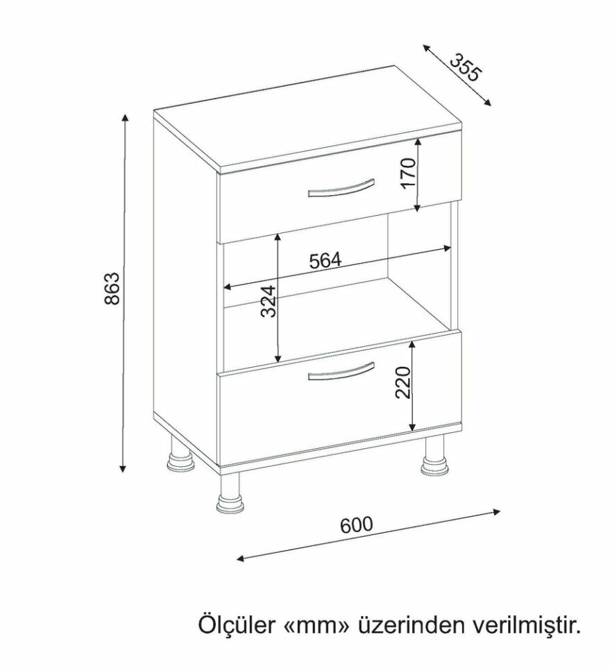 Kuhinjska omarica Neptün