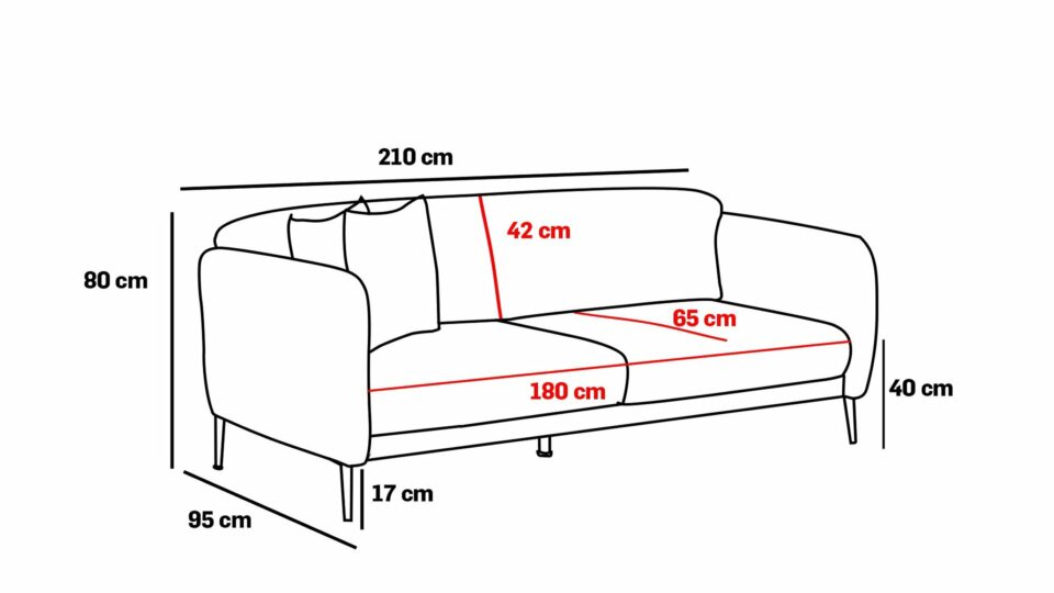 Sedežna Venus 3-Seat