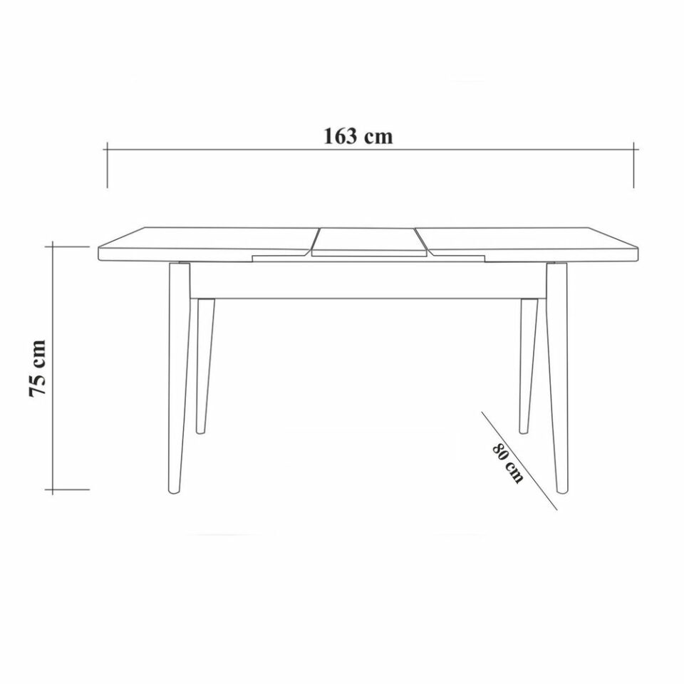 Blagovaonski set Vina 0701 - Atlantski bor/Antracit